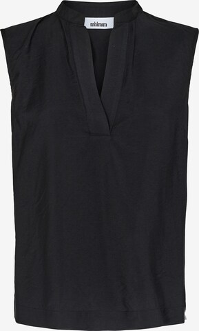 minimum - Blusa 'BOLINO' en negro: frente