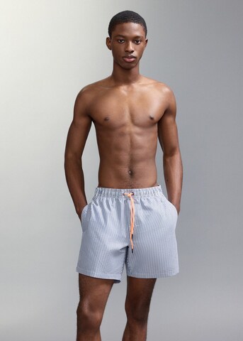 MANGO TEEN Board Shorts 'Eclipse' in Blue: front