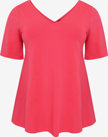 Yoek Shirt in Pink: front