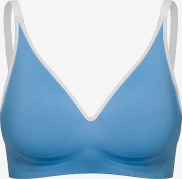 cfab (formerly creamy fabrics) BH 'Lined Comfort Push-Up BH' in Blau: Vorderseite