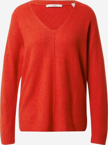 Pullover di ESPRIT in arancione: frontale