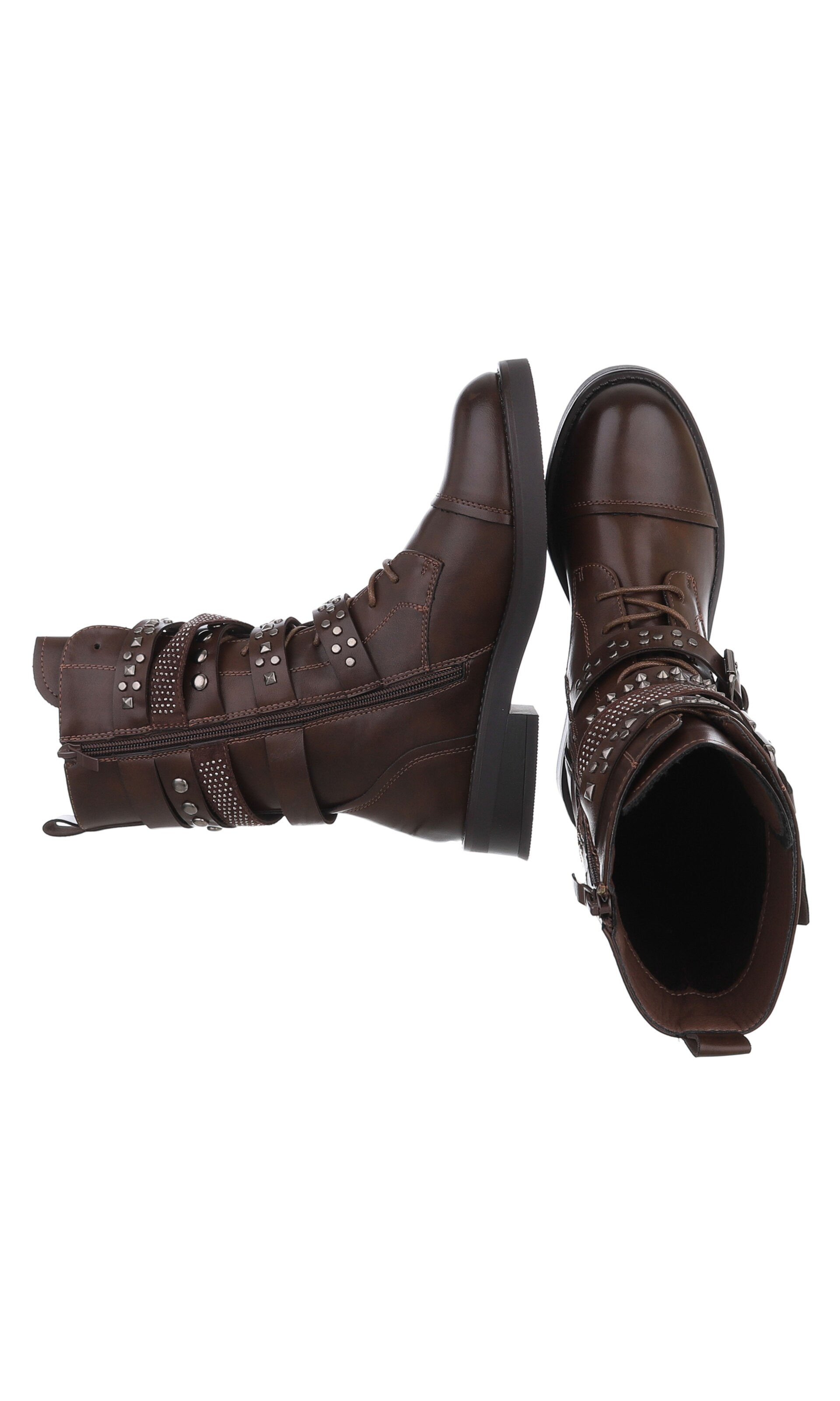 Ital-Design Stiefelette in Braun