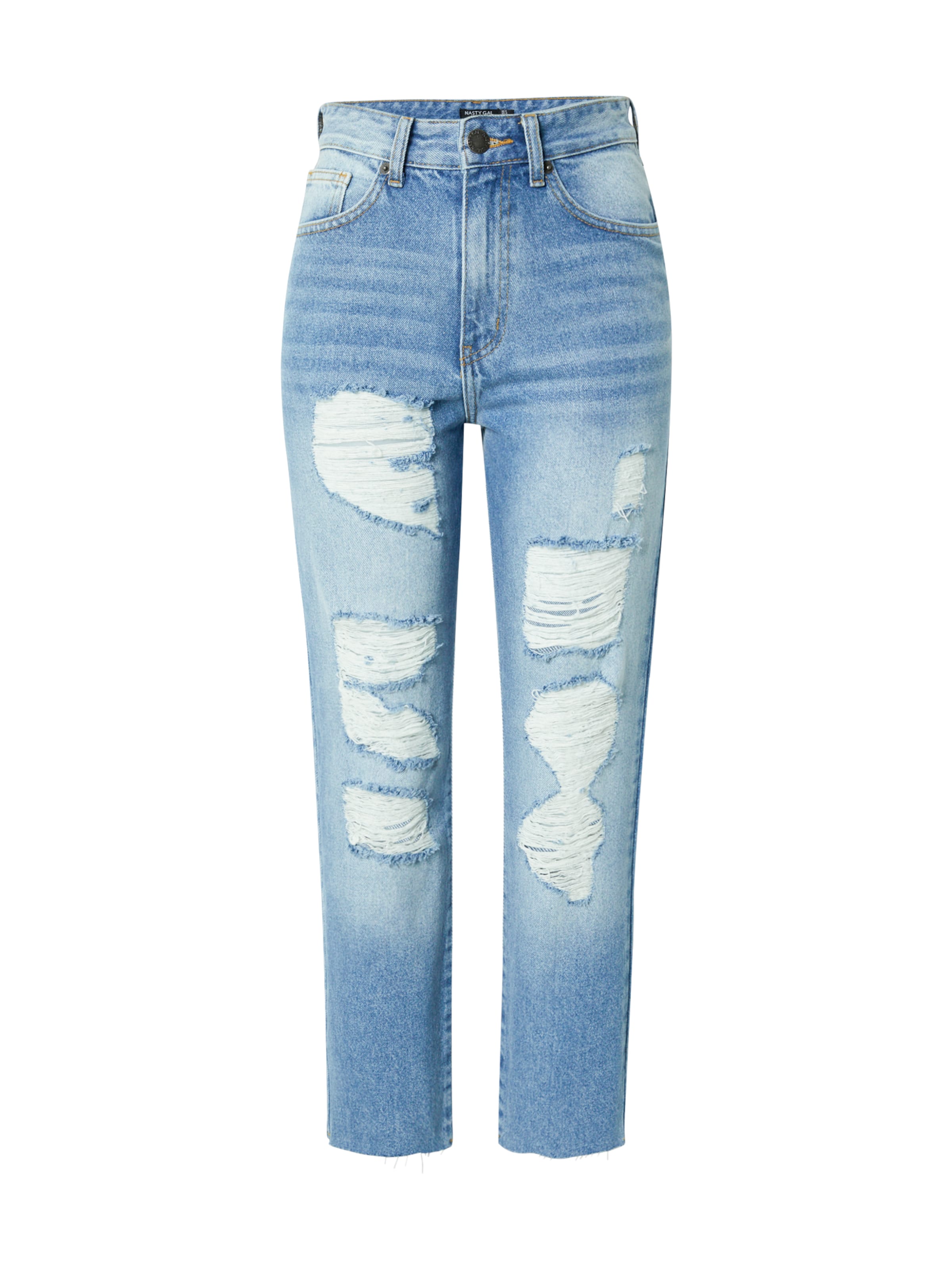 Nasty Gal Regular Jeans 'Jea' in Blue: front