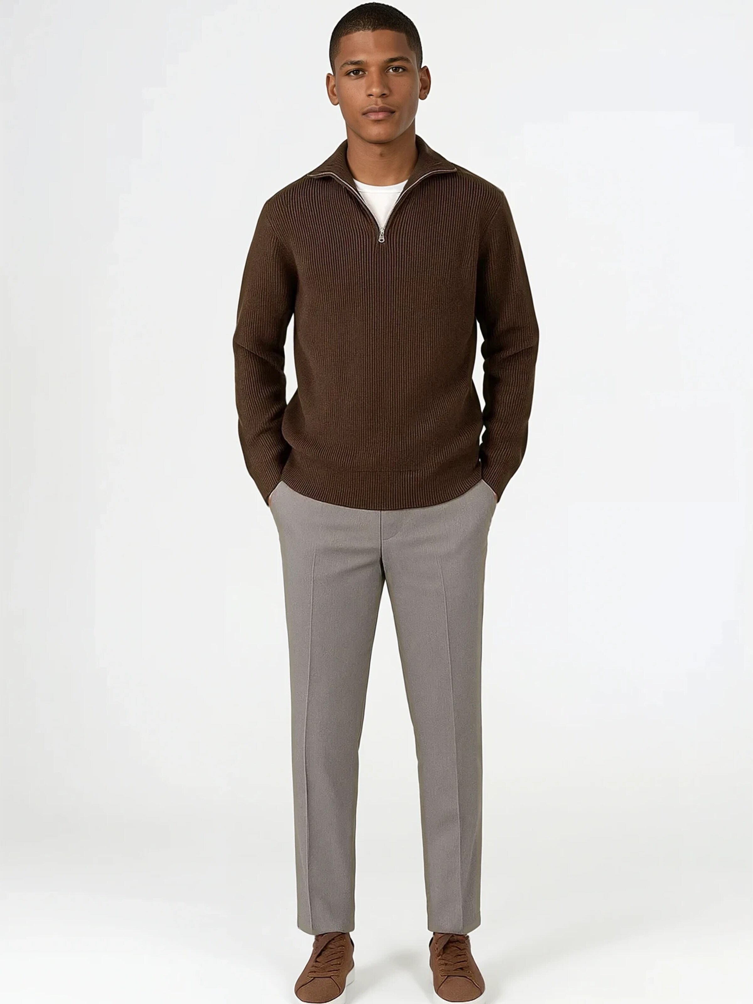 Ciszere Pullover 'Reuben'‌‌‌‌‌‌‌ in Braun