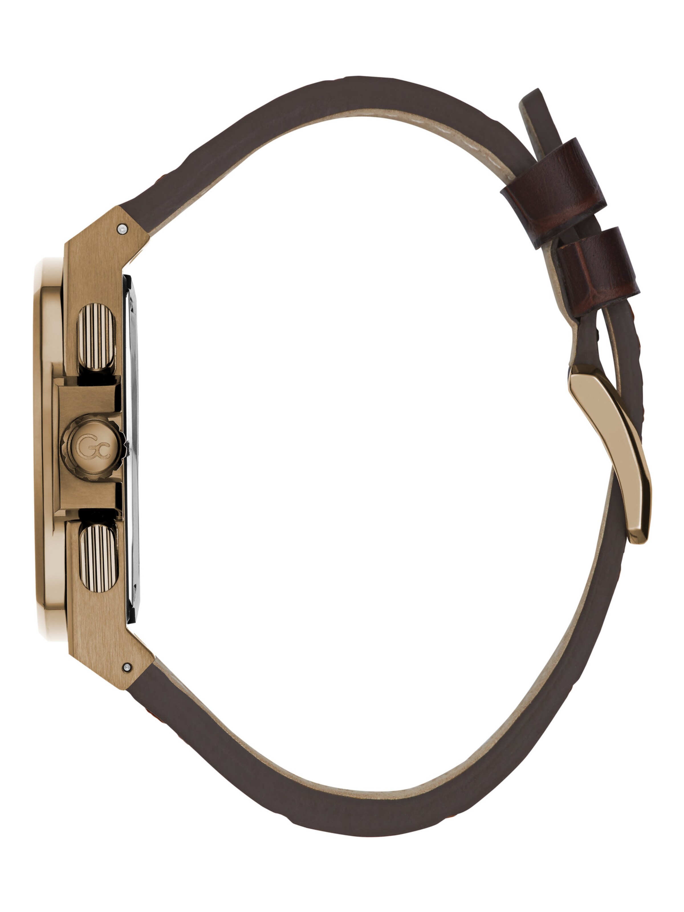 Gc Analoguhr in Braun