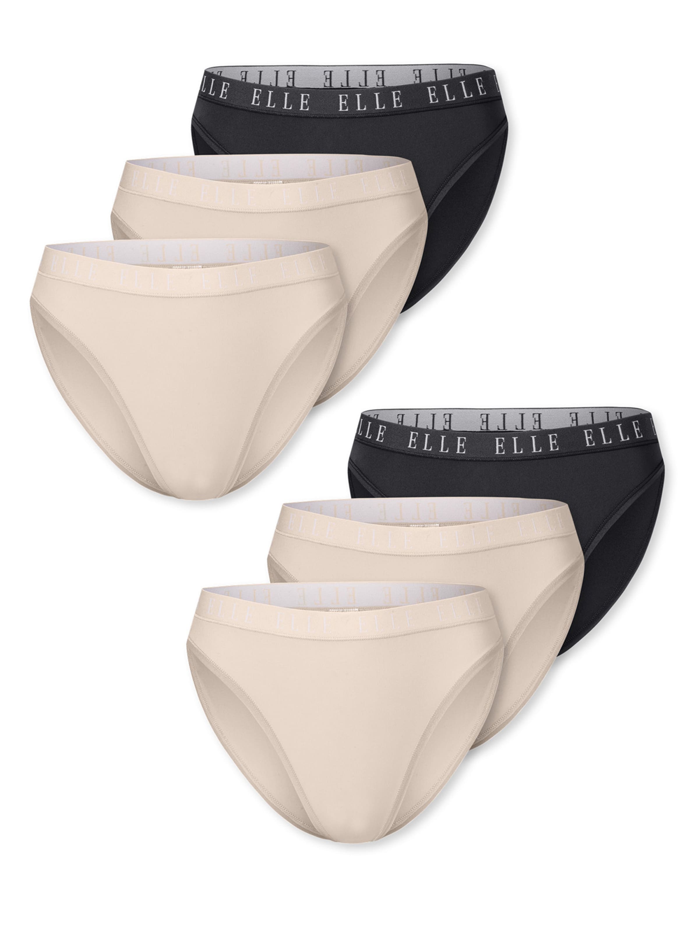 ELLE Slip ' High Leg - ELLE LOGO ' in Mixed colours: front