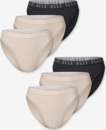 ELLE Slip ' High Leg - ELLE LOGO ' in Gemengde kleuren: voorkant