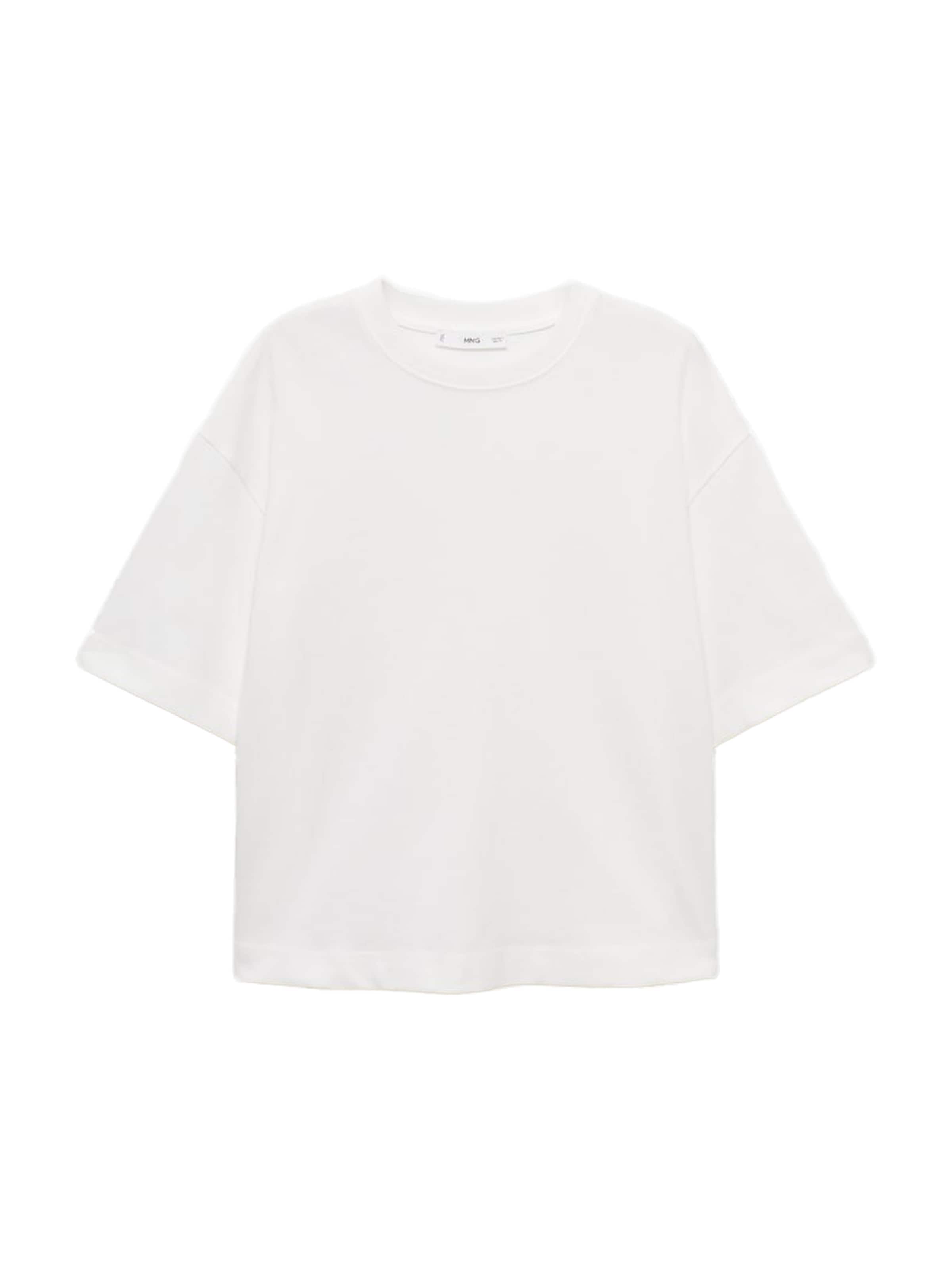 MANGO Koszulka 'SITA' w kolorze biały: przód