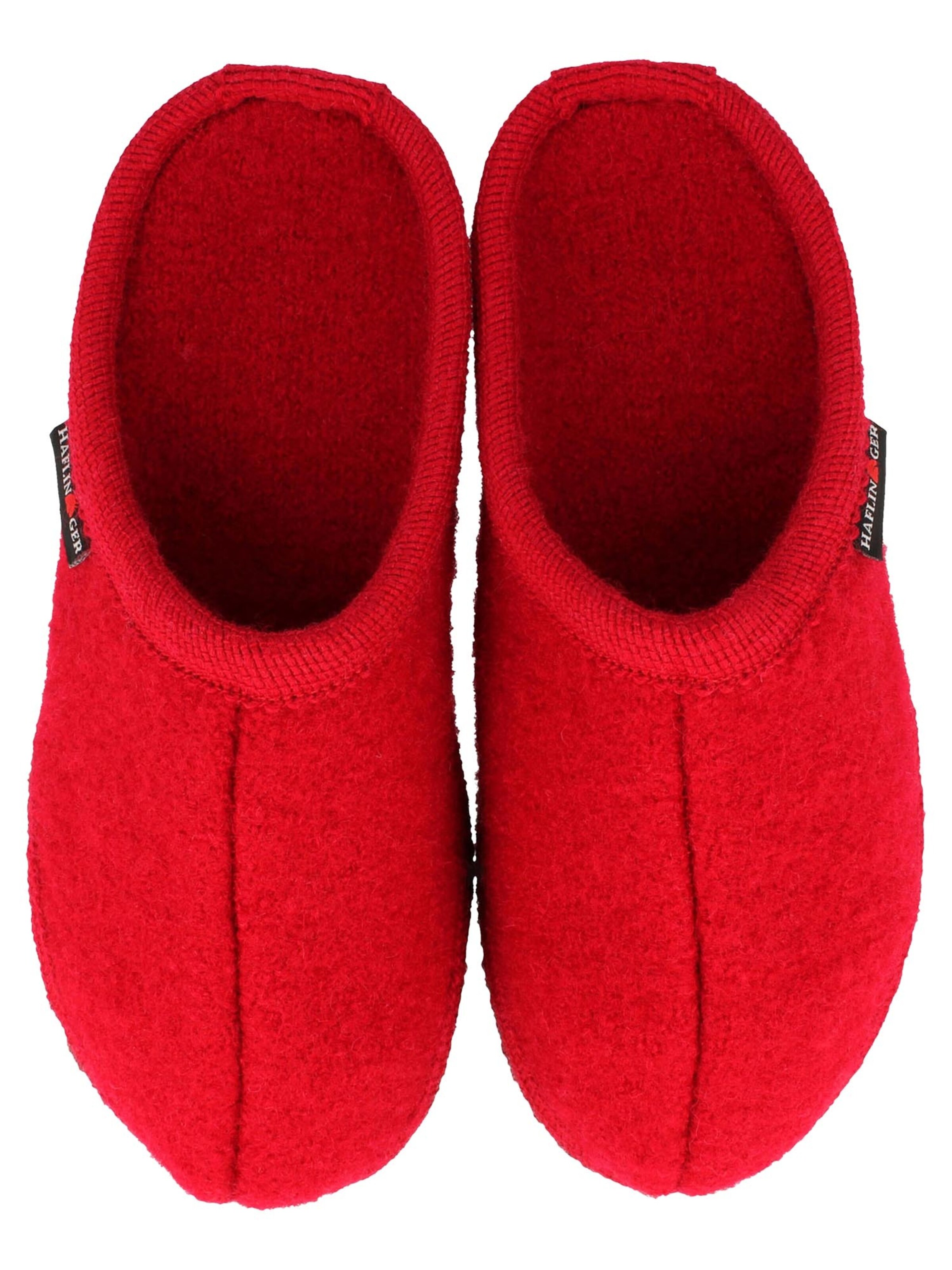 HAFLINGER Slippers 'Walktoffel Alaska' in Red