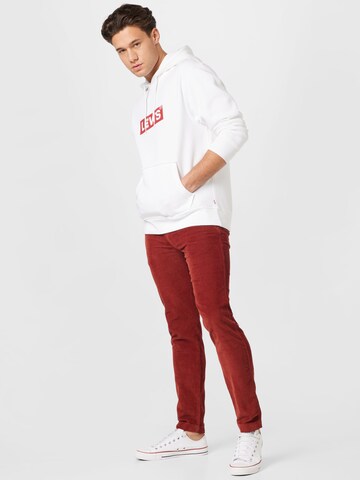 LEVI'S ® - Regular Fit Sweatshirt 'T3 Relaxd Graphic Hoodie' em branco