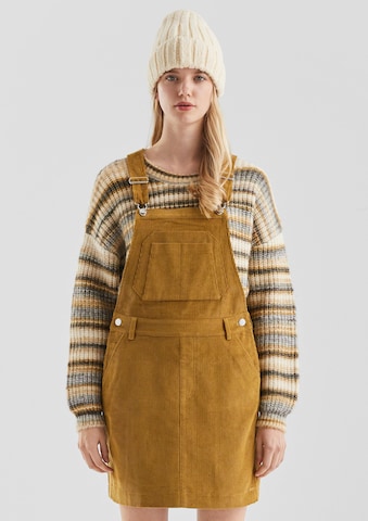 QS Jurk in Bruin: voorkant