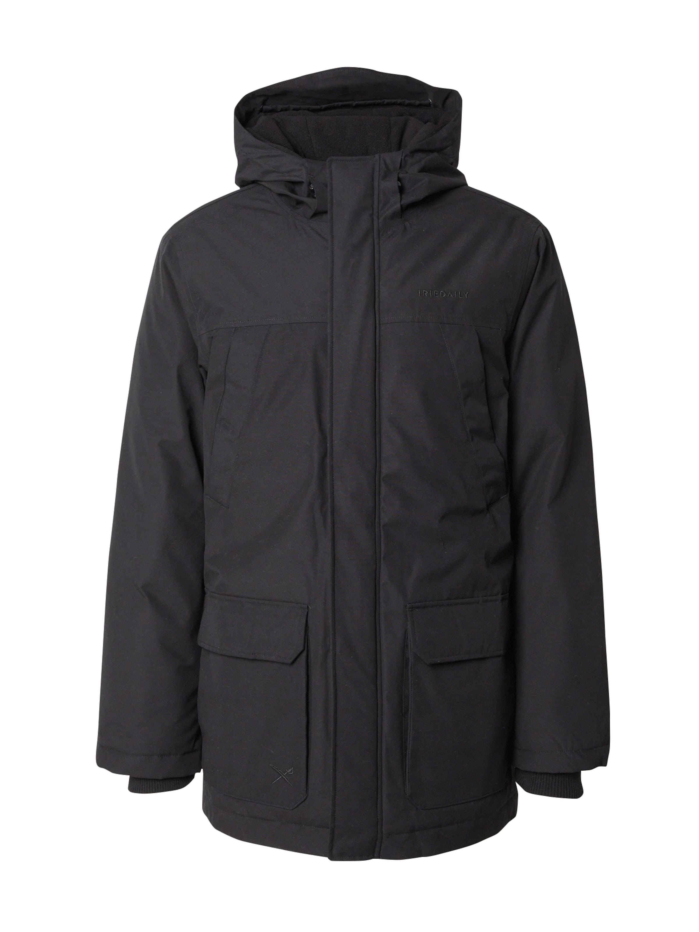 Iriedaily Zimní parka 'Nilas' – černá: přední strana