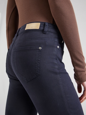 MORE & MORE Slimfit Jeans i blå