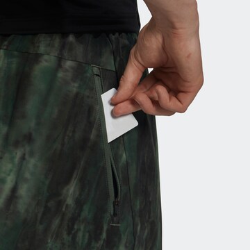 ADIDAS SPORTSWEAR Regular Sports trousers 'Workout Dye' in Green