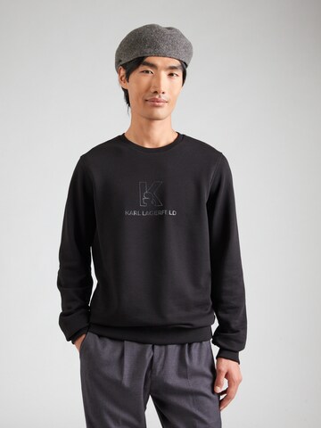 Karl Lagerfeld Sweatshirt in Schwarz: Vorderseite
