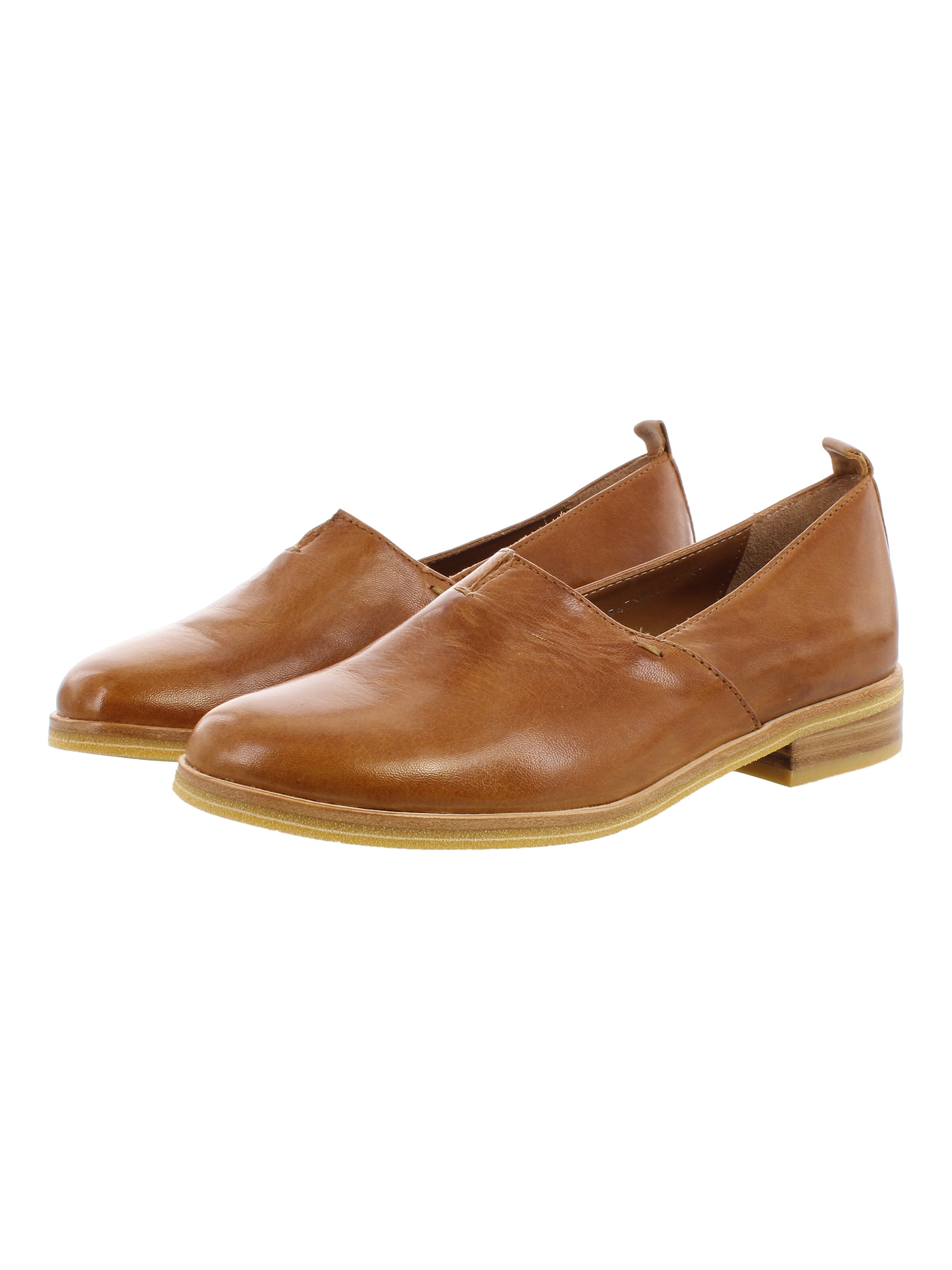 Everybody Classic Flats 'MELONE - moderner Sacchetto Slipper' in Brown