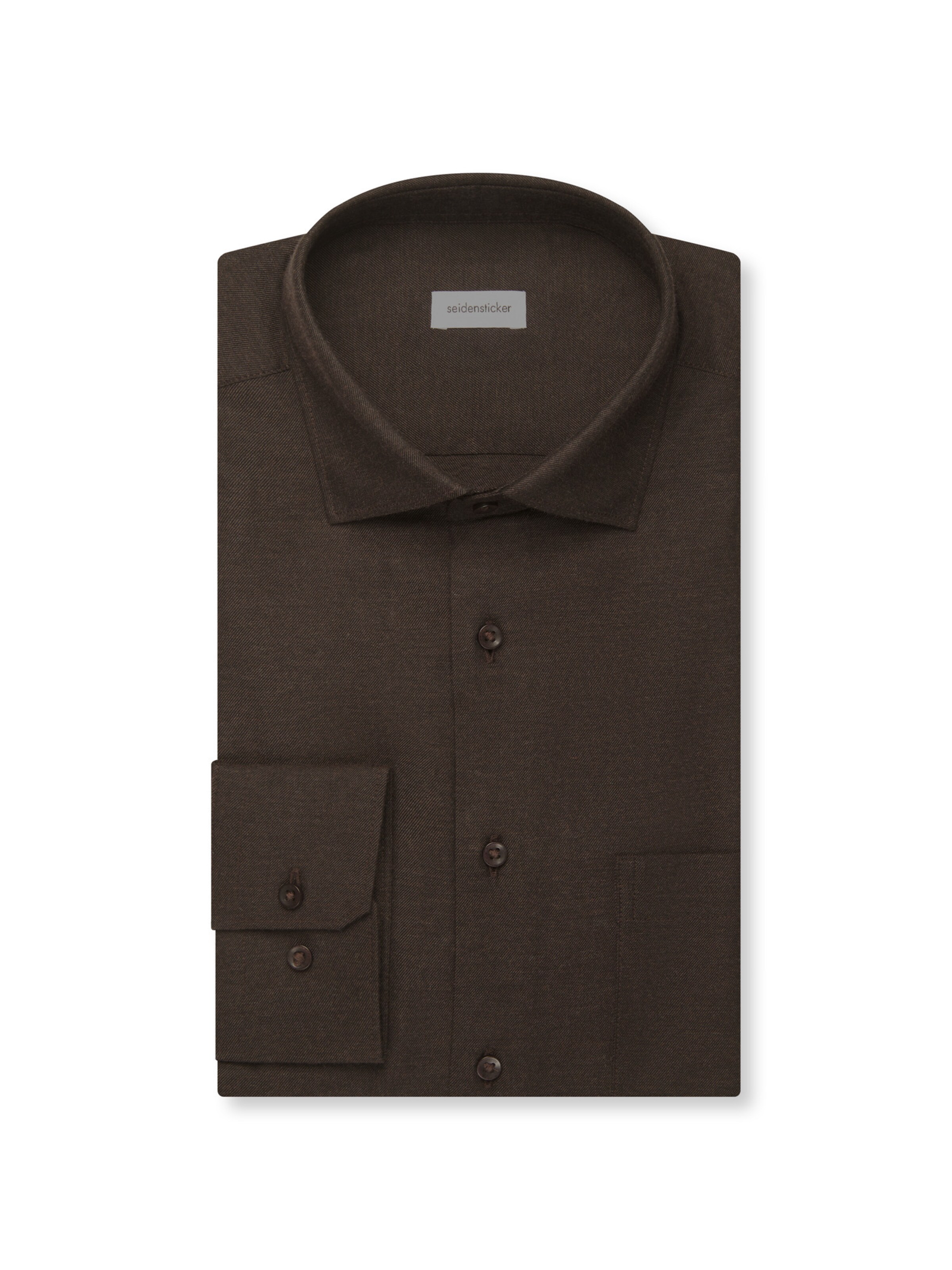 Coupe regular Chemise SEIDENSTICKER en marron