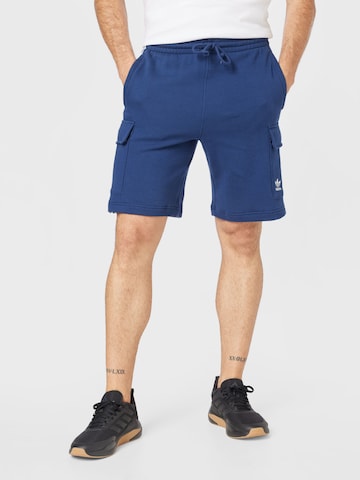 ADIDAS ORIGINALS Loosefit Shorts 'Adicolor Classics 3-Stripes ' in Blau: predná strana