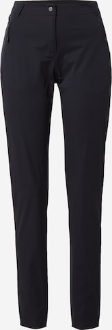 JACK WOLFSKIN Regular Outdoor Pants 'TASMAN' in Black: front