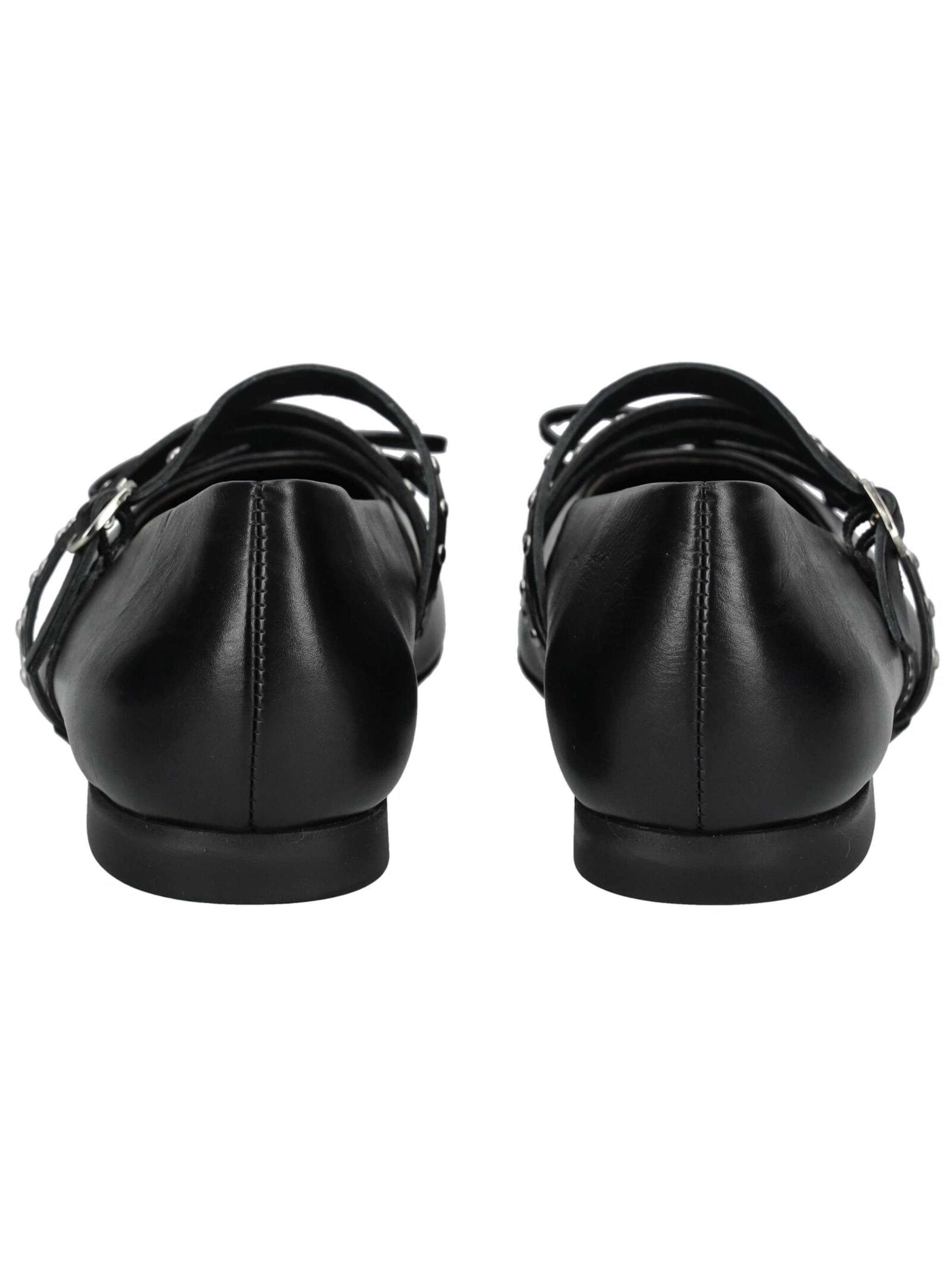 Paul Green Strap ballerina in Black