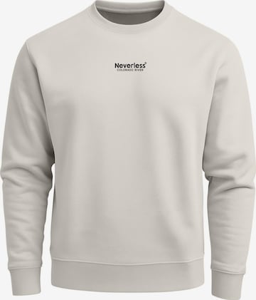 Neverless Sweatshirt 'Colorado River' in Beige: Vorderseite