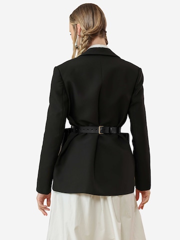 Haute Cuir - Cinturón 'Double Belt Bag' en negro