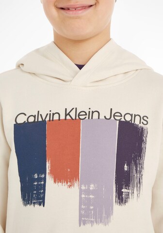 Calvin Klein Jeans Sweatshirt in Weiß