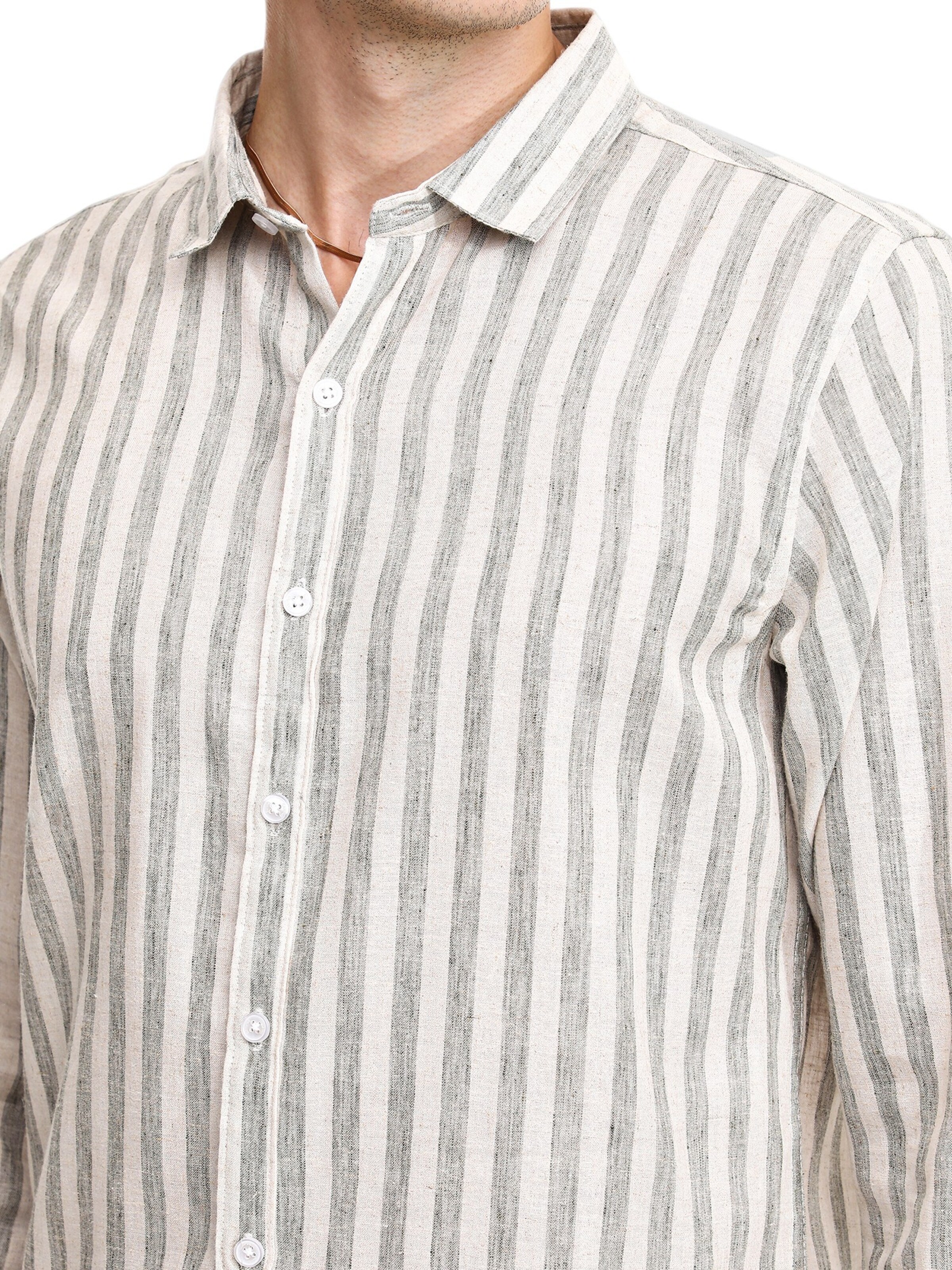 Campus Sutra Regular fit Риза 'Tisha' в сиво