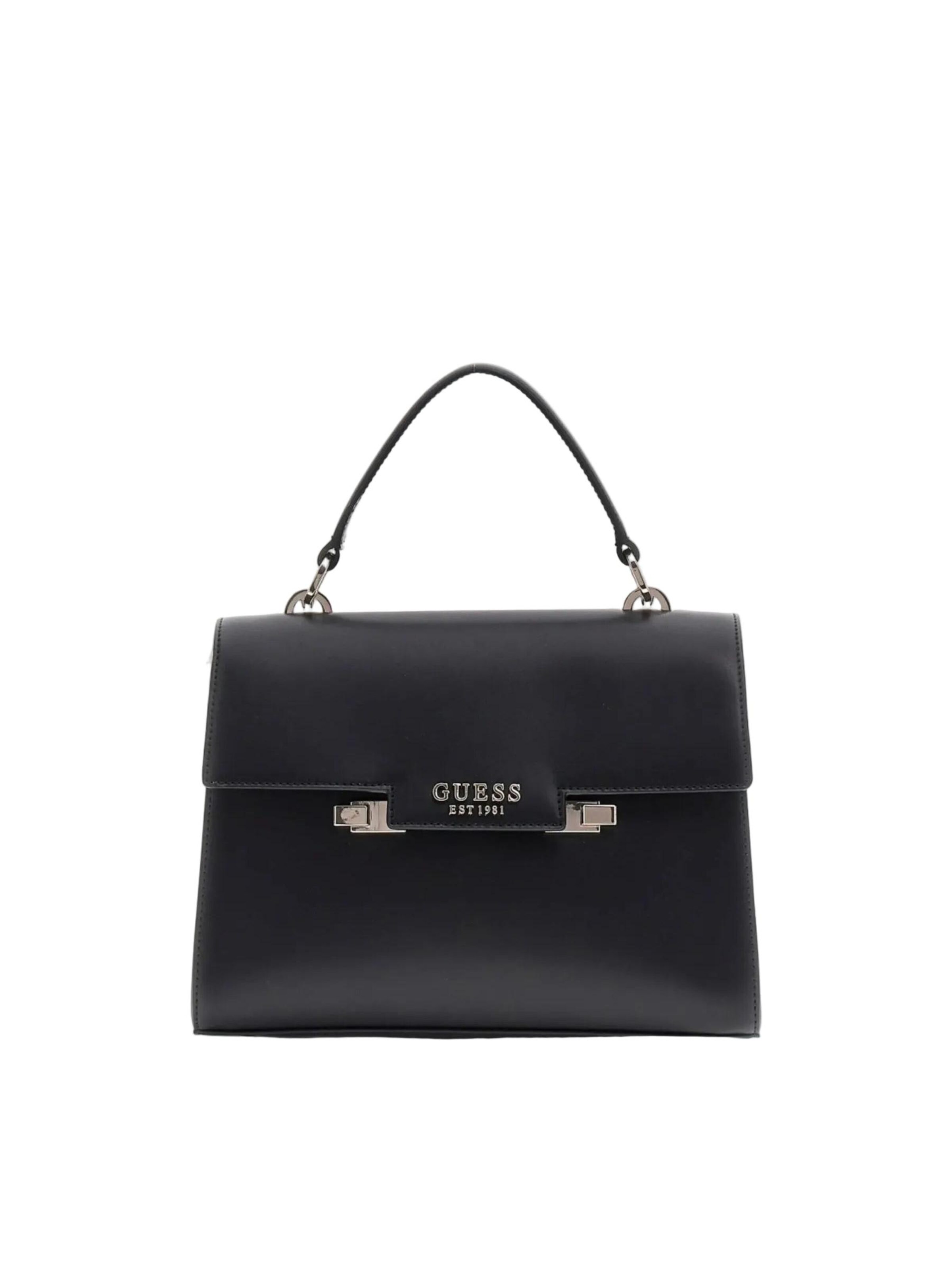 GUESS Sac à bandoulière 'Guess Sac Bandoulière Eco Mietta Sml Socie Black' en One Size en noir, Vue avec produit