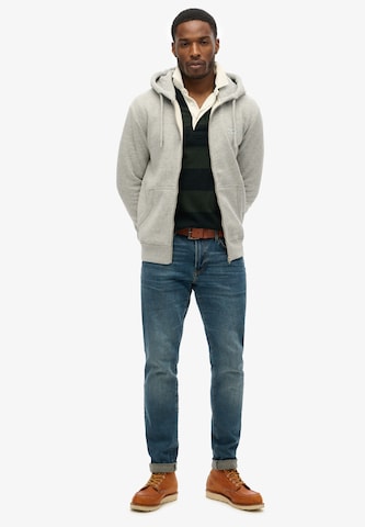 Superdry Кофта на молнии в Серый