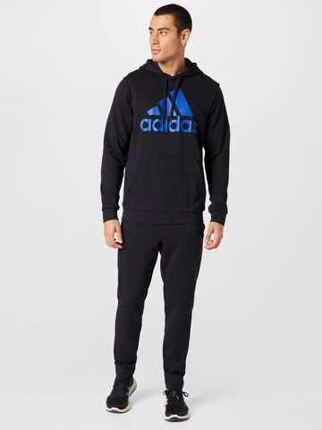 ADIDAS SPORTSWEAR Treeningdress, värv must: eest vaates