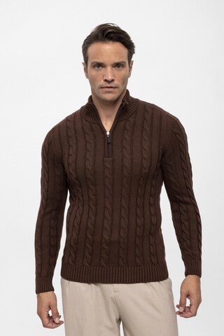 Felix Hardy Pullover in Braun: predná strana