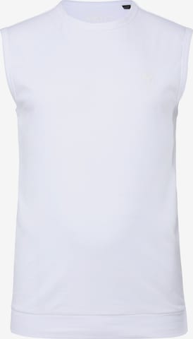 Men Plus Undershirt in White: front