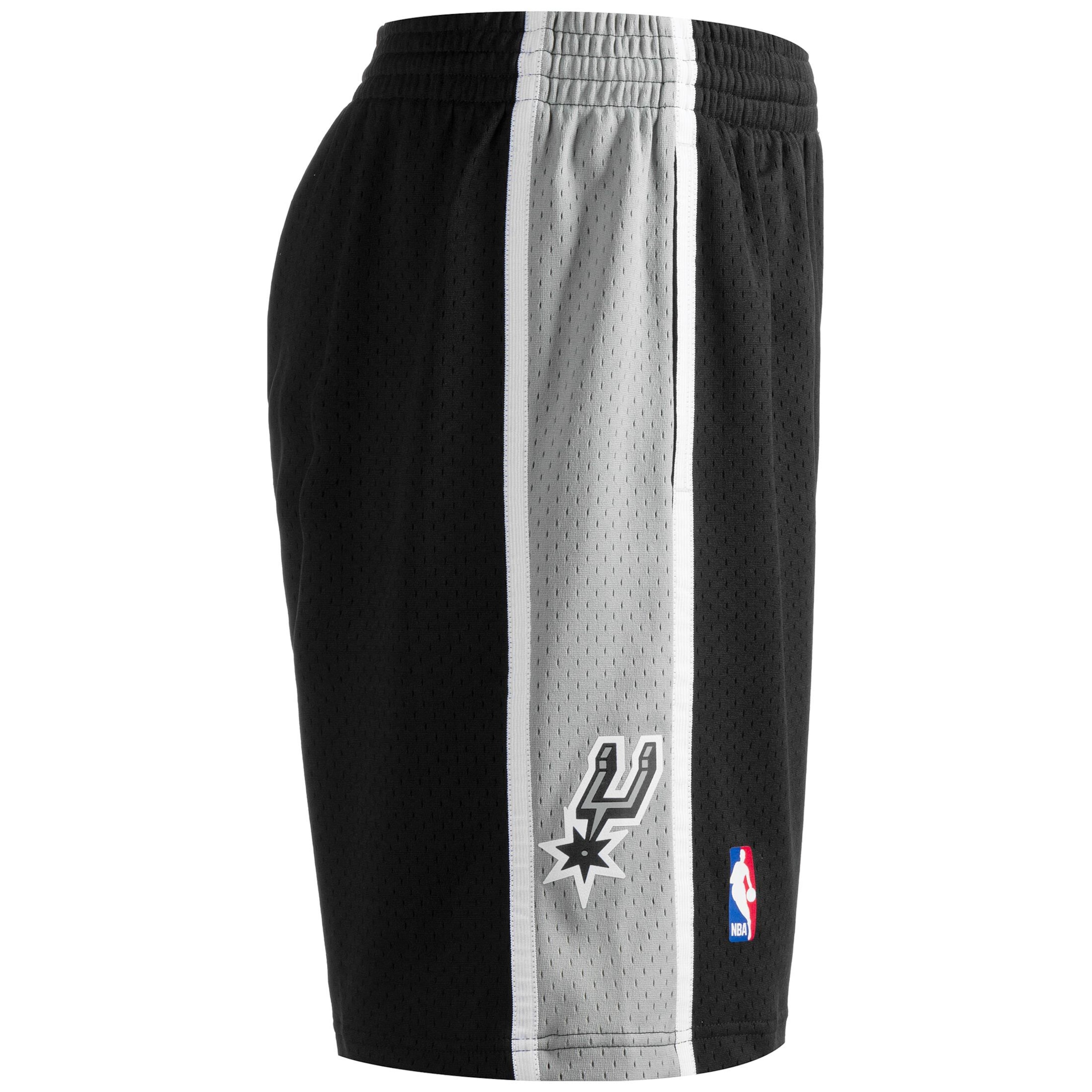 melns Mitchell & Ness Vaļīgs piegriezums Bikses 'NBA San Antonio Spurs'