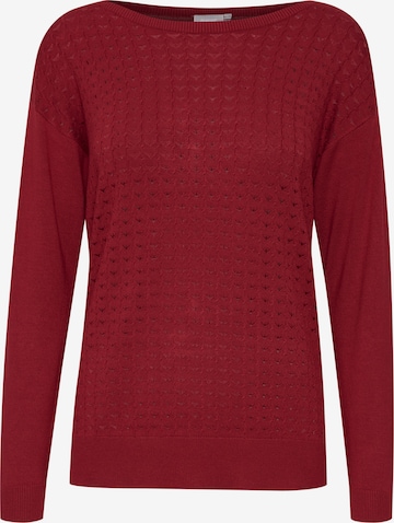Fransa Sweater 'Dechimmer' in Red: front