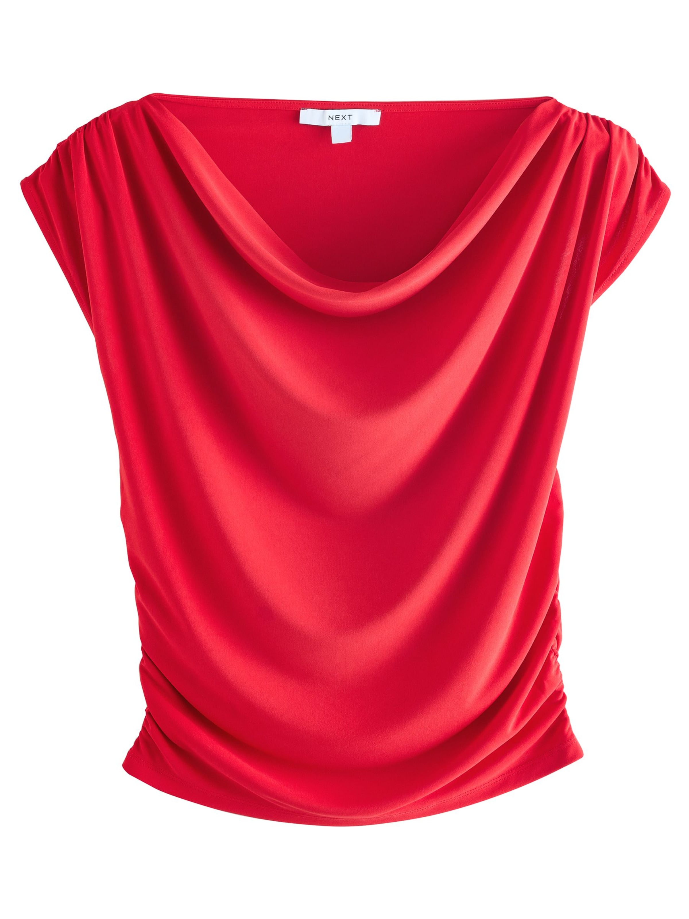 Next Блуза в червено: отпред