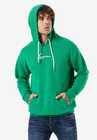 Redbridge Sweatshirt 'Mansfield' in Groen: voorkant