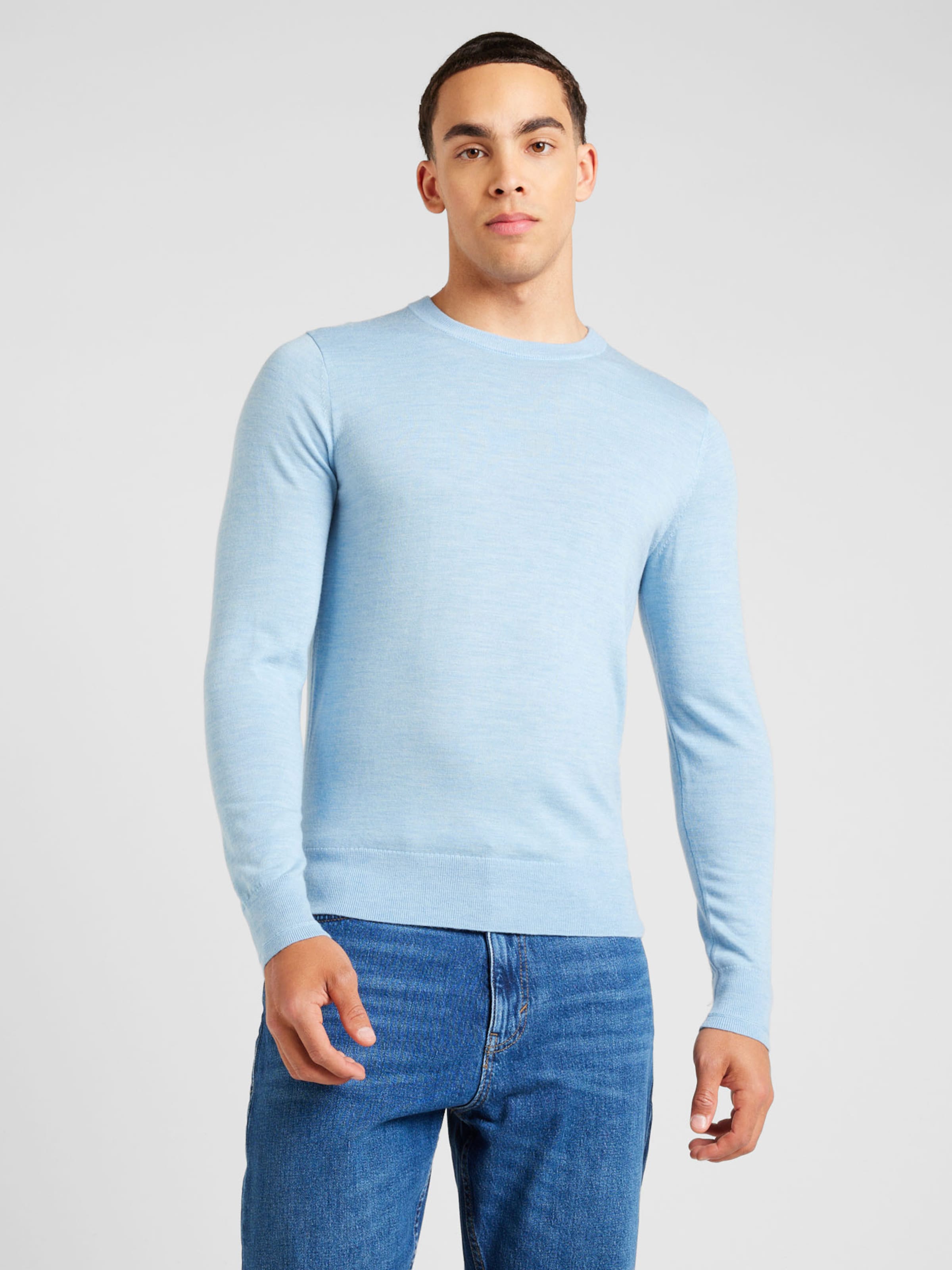 Pull tommy hilfiger bleu ciel new arrivals