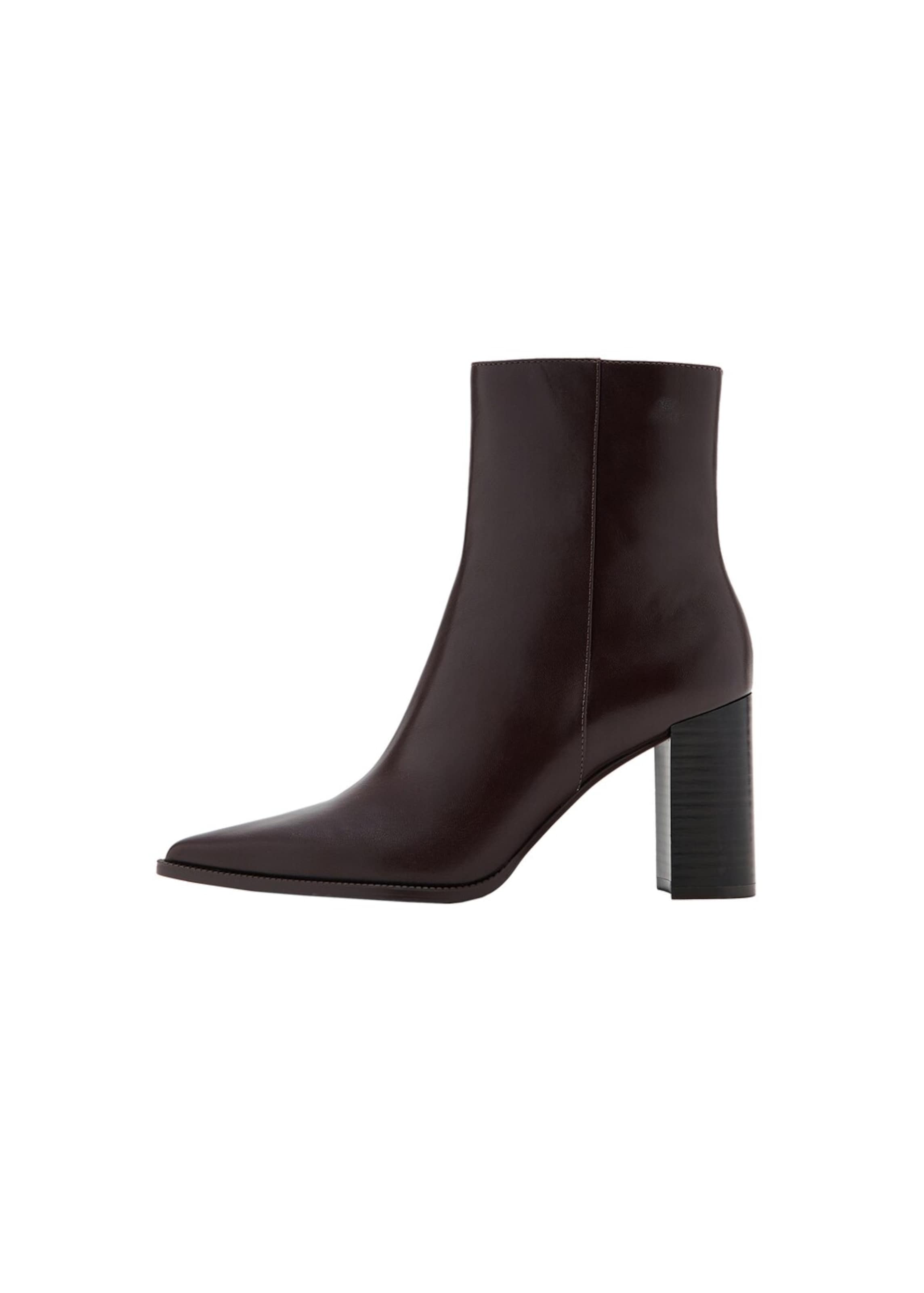 MANGO Ankle Boots 'Nino' in Brown: front