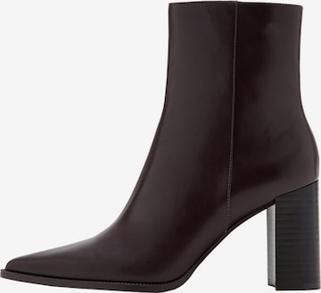 MANGO Stiefelette 'Nino' in Braun: Vorderseite