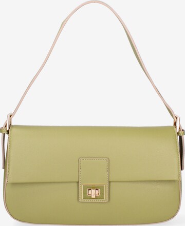 Borsa a spalla 'Borsa a Spalla Donna Calliope Ecopelle - Chiusura Girello' di Diana&Co. in verde: frontale