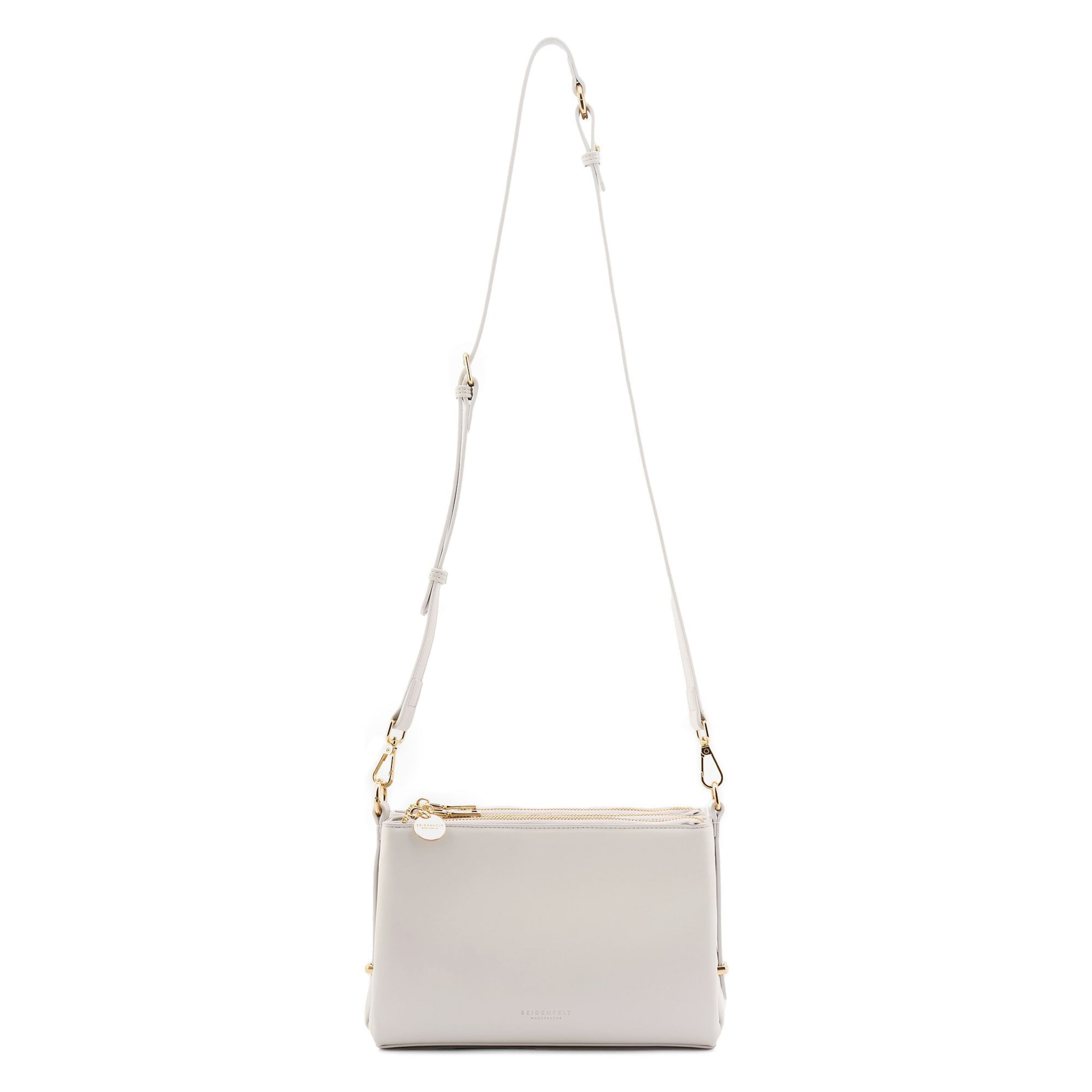 Borsa a spalla 'Ryd' di Seidenfelt in grigio: frontale