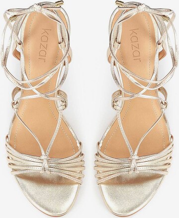 Kazar Strap Sandals in Gold