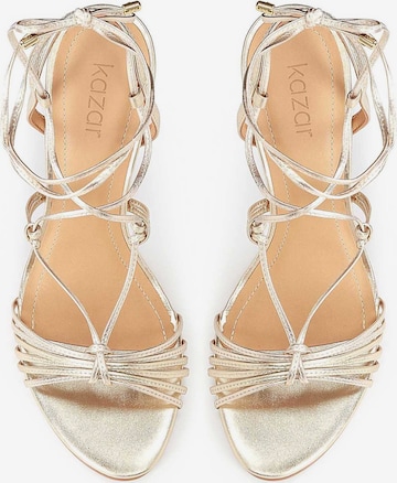 Kazar Strap Sandals in Gold