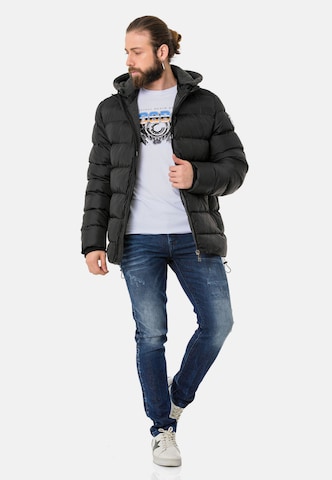 CIPO & BAXX Steppjacke in Schwarz