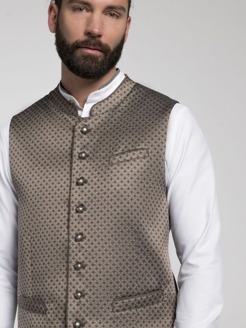 SPIETH & WENSKY Trachtenweste 'Baldo' in Braun