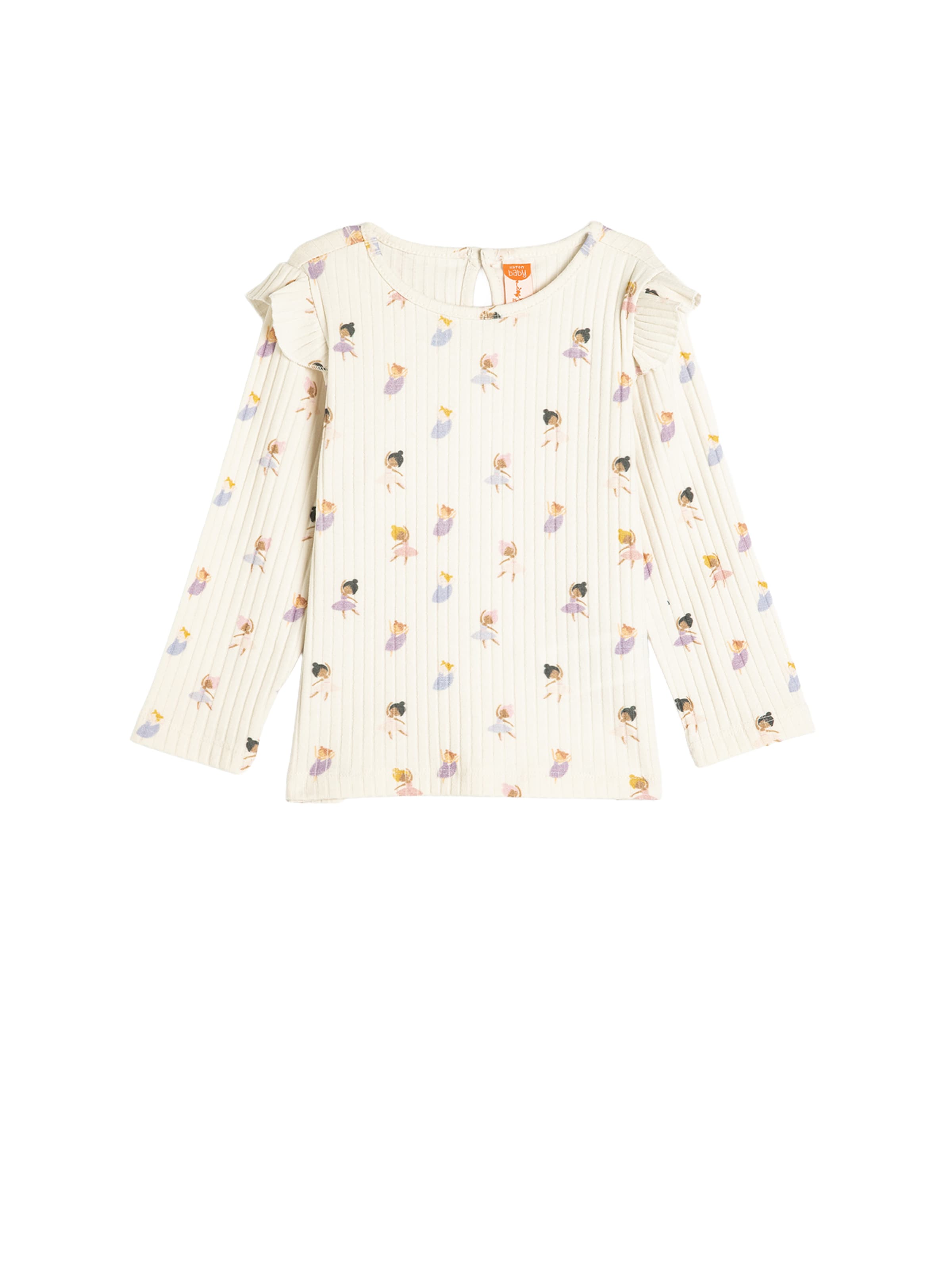 Koton Shirt in Beige: voorkant