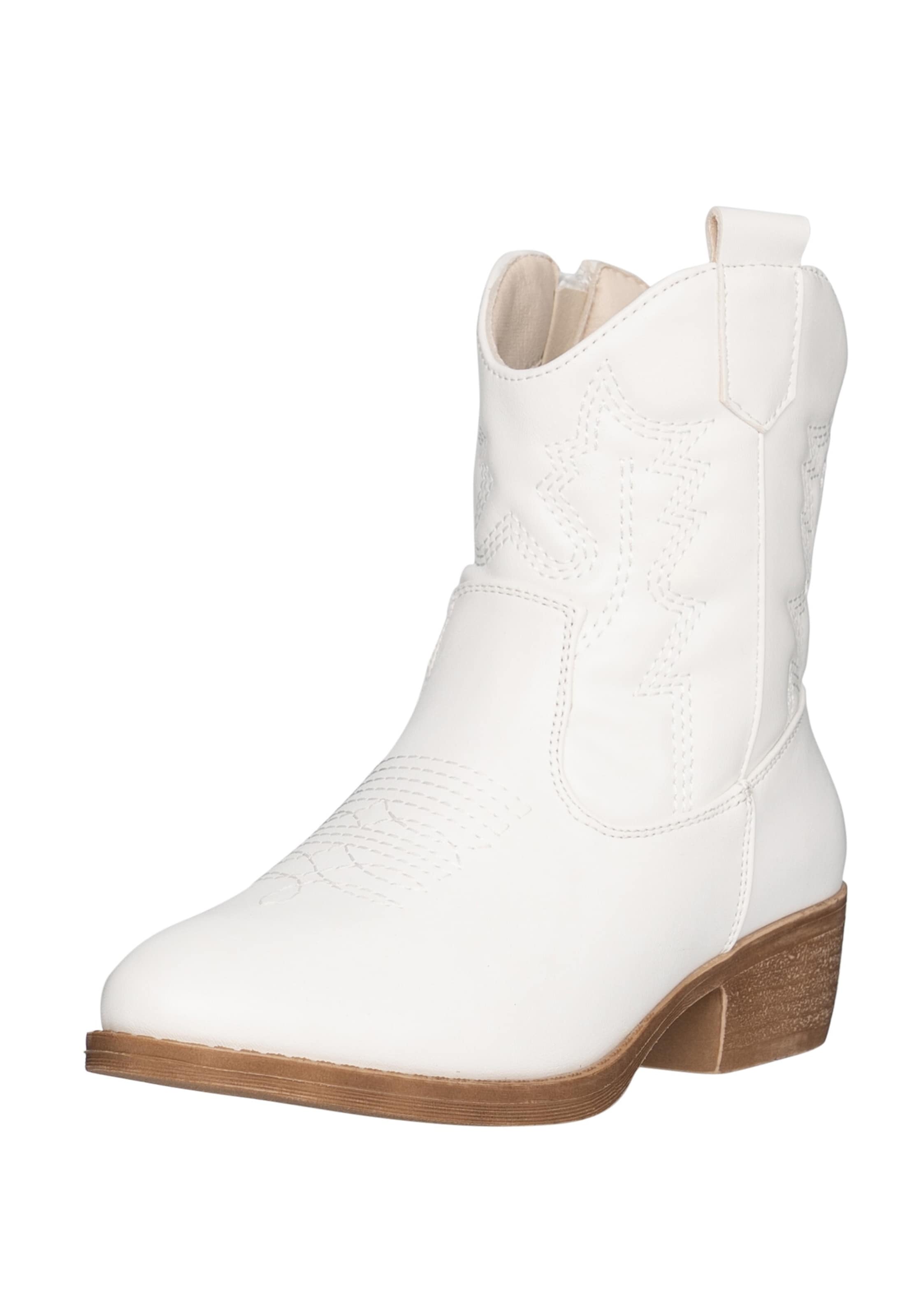 Bottes Salinyang en blanc : devant