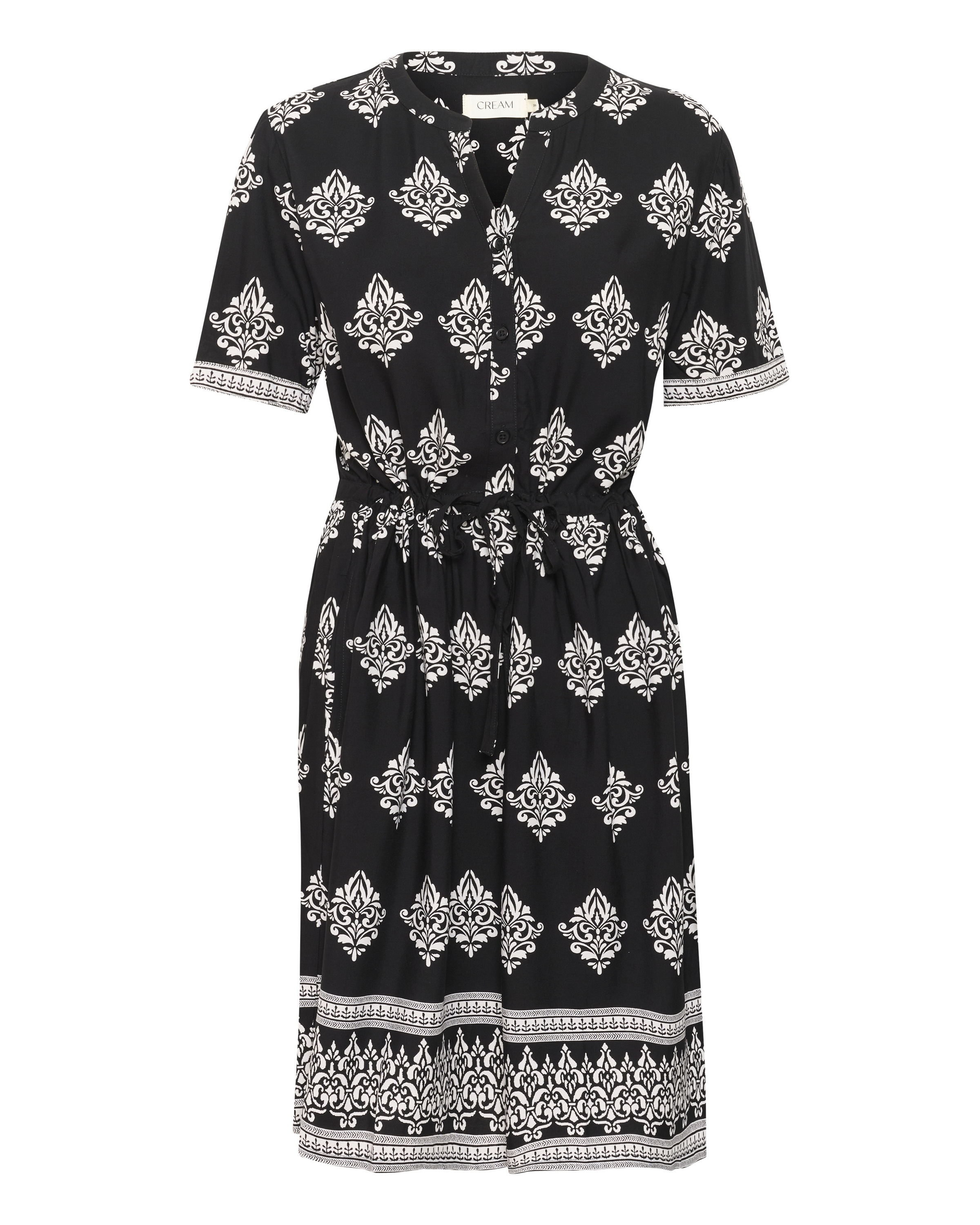 Cream Kjole 'Tiah' i sort: forside