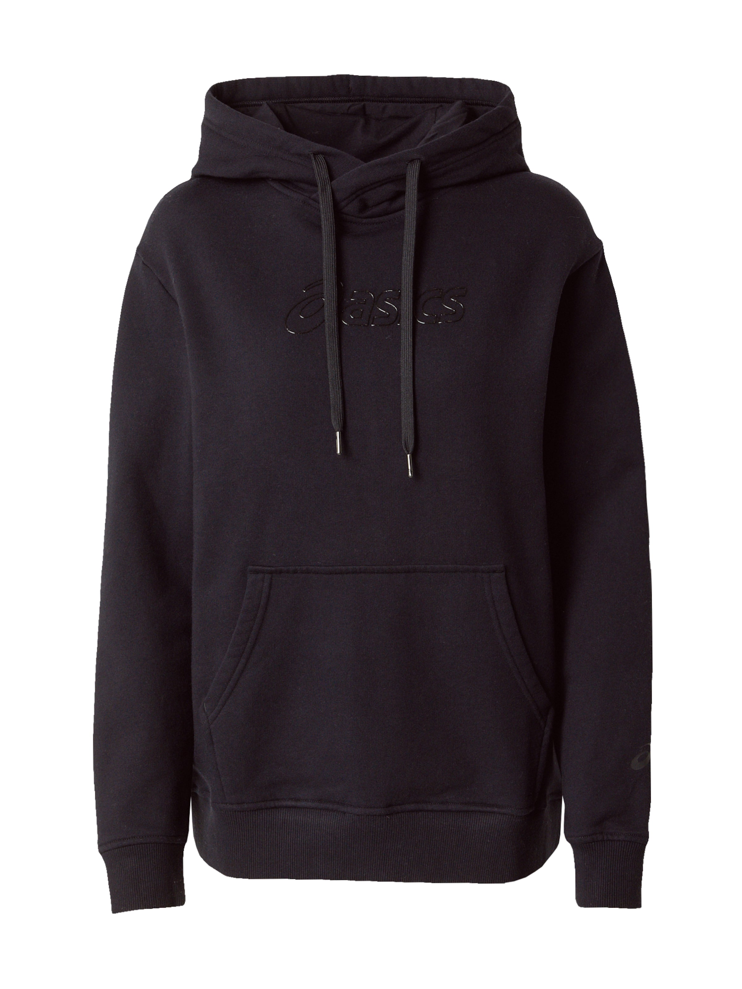 Felpa sportiva di ASICS in nero: frontale